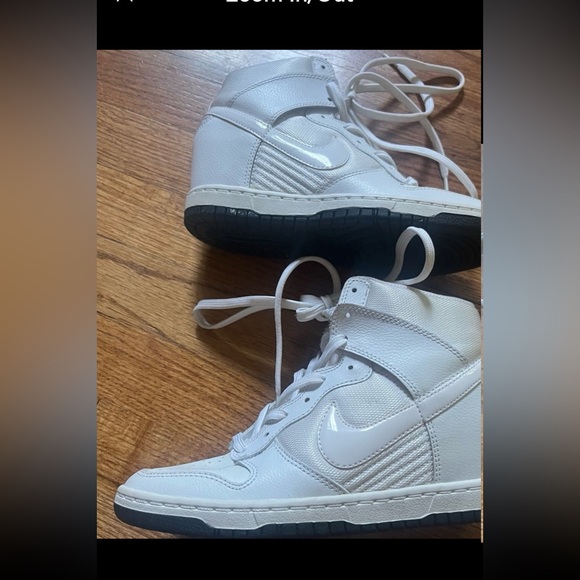 Nike high dunk White High-Top Sneakers Classic Design size 6 - Picture 4 of 10